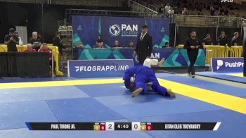 Eitan Oleg Troyansky vs Paul Tirone Jr. 2025 Pan Jiu Jitsu IBJJF Championship