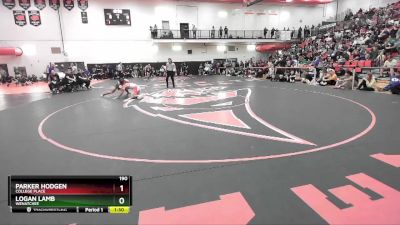 190 lbs Quarterfinal - Parker Hodgen, College Place vs Logan Lamb, Wenatchee