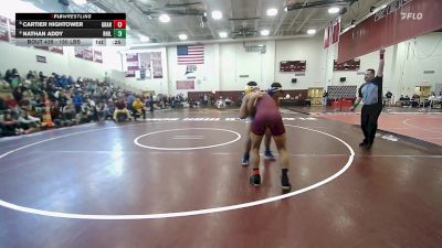 150 lbs 5th Place - Cartier Hightower, Granby vs Nathan Addy, Rocky Hill