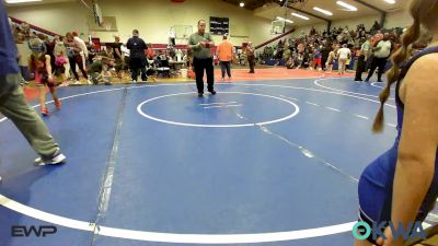 52 lbs Rr Rnd 2 - Evelyn Shimonek, Pawhuska Elks Takedown vs Eliza Tidwell, Chieftain Wrestling Club