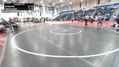 113 lbs 1st Place Match - Kayden Sok, Crawford vs Aiden Saucedo, San Diego