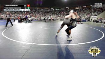 B3A-138 lbs Semifinal - Jaxon Sheppard, Kingfisher vs Spencer Mcclelland, Salina