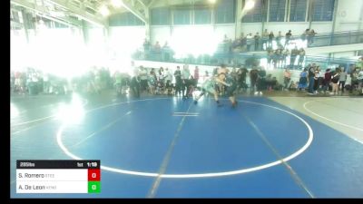 285 lbs Quarterfinal - Sergio Romero, Steel Canyon vs Anthony De Leon, Venom WC