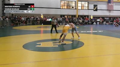 157White lbs Rr Rnd 1 - Brayden Roberts, LIU vs Charlie Scanlan, Columbia