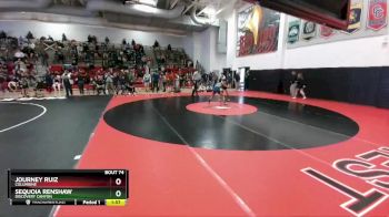 115 lbs Quarterfinal - Journey Ruiz, Columbine vs Sequoia Renshaw, Discovery Canyon