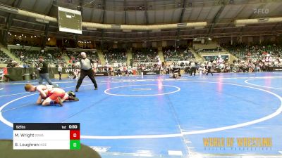 92 lbs Consi Of 16 #1 - Micah Wright, Silver State Wrestling Academy vs Beckett Loughren, Indee Mat Club