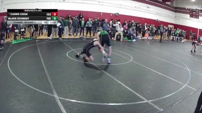 144 lbs Champ. Round 1 - Caden Cook, Faith Lutheran vs Blake Schmidt, Palo Verde