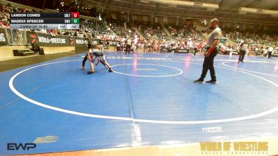 76 lbs Consi Of 16 #2 - Landon Combs, Sebolt Wrestling Academy vs Maddix Spencer, Keystone Wrestling Club