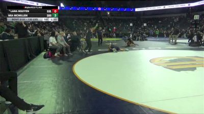 130 lbs Round Of 32 - Lana Nguyen, Dublin (NC) vs Mia Mcmillen, Sanger West (CS)
