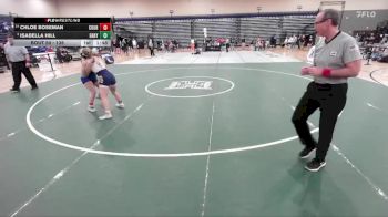 138 lbs Champ. Round 1 - Isabella Hill, Grayson County vs Chloe Boseman, Courtland