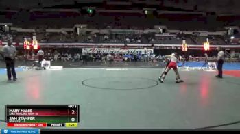 106 lbs Semis & 3rd Wb (16 Team) - Mary Manis, Lake Highland Prep vs Sam Stamper, New Kent