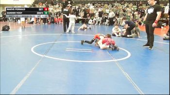 65 lbs Rr Rnd 1 - Maeve Fernald, Smitty's Barn Black - ESC vs Zander Vogt, SAVAGE Wrestling Academy - ESC