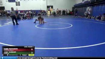 120 lbs Cons. Round 2 - Cody Dunham, Sheridan vs Gabe Matthews, Niobrara County