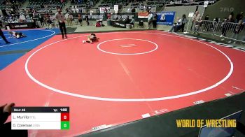 64 lbs Quarterfinal - Leonidas Murillo, Steller Trained Gold vs Dominik Coleman, Legacy Dragons