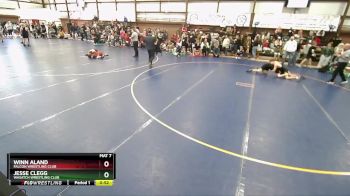 130 lbs Cons. Round 3 - Jesse Clegg, Wasatch Wrestling Club vs Winn Aland, Falcon Wrestling Club