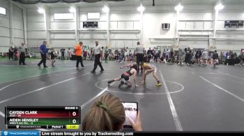 72 lbs Round 3 (8 Team) - Cayden Clark, ACES vs Aiden Hensley, Wrestling Mill