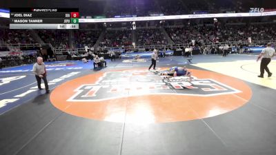 II-108 lbs Cons. Round 4 - Mason Tanner, Jordan Elbridge-PB-US-CM vs Joel Diaz, Seaford