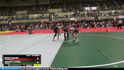 130 lbs Quarterfinal - Wyatt Miller, New Prague vs Brooks Clymer, Hudson