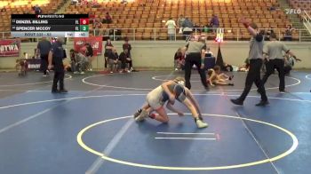 53 lbs Cons. Semi - Spencer McCoy, Fairfield Youth Wrestling vs Denzel Billing, Sidney Youth Wrestling Club