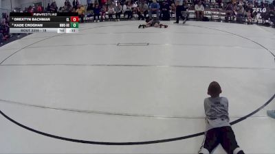 18 lbs 1st Place Match - Drextyn Bachman, Clarkson Leigh vs Kade Croghan, Monarch Wrestling Club - David City