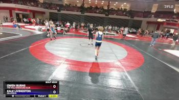 126 lbs Quarterfinal - Kale Livingston, Oklahoma vs Owen Burns, The Hall Wrestling Club