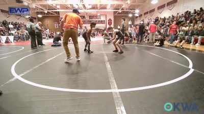 90 lbs Quarterfinal - Korbyn Johnson, Hilldale Youth Wrestling Club vs Chief Bourne, Morris Wrestling Association