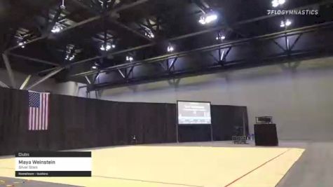 Maya Weinstein - Clubs, Silver Stars - 2021 USA Gymnastics Championships