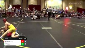 95 lbs Round 2 (4 Team) - Ozzie Turner, SEMO Indians vs Maddux Tindal, The Untouchables Purple