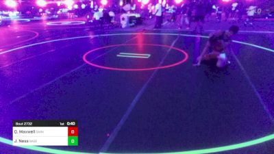 132 lbs Consi Of 8 #2 - Quentin Maxwell, Dark Horse WC vs Jacob Ness, Basement Brawlers