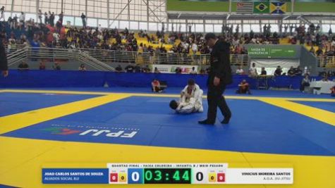 VINICIUS MOREIRA SANTOS vs JOAO CARLOS SANTOS DE SOUZA 2026 FPJJ Circuito Paulista GI Etapa 3