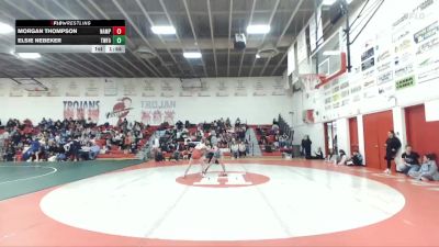 100 lbs Cons. Round 4 - Morgan Thompson, Nampa vs Elsie Nebeker, Twin Falls