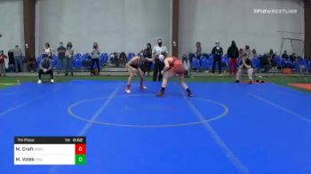 128 lbs 7th Place - Michael Craft, Underground vs Michael Volek, Triumph