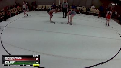 118 lbs Round 4 (8 Team) - Kate Seery, Team Iowa vs Gretchen Fewell, Oregon Girls