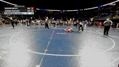 110 lbs Final - Kooper Deputy, Chestnut Ridge vs Camren Martinez, East Penn