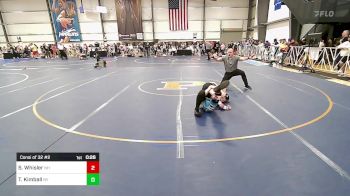 127 lbs Consi Of 32 #2 - Stephen Whisler, NH vs Talon Kimball, NY