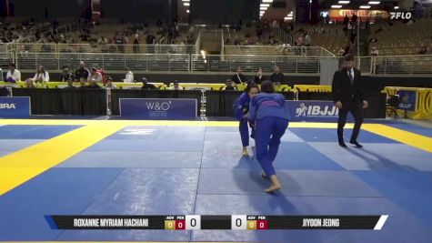 Jiyoon Jeong vs Roxanne Myriam Hachani 2025 Pan Jiu Jitsu IBJJF Championship
