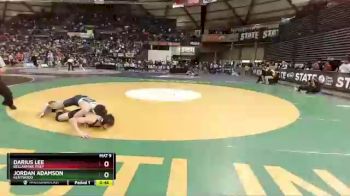 4A 152 Cons. Round 1 - Darius Lee, Bellarmine Prep vs Jordan Adamson, Kentwood