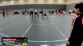 52 lbs Round 1 (10 Team) - Melissavette Alba, 84 Athletes vs Phillip Espinosa, Full Circle