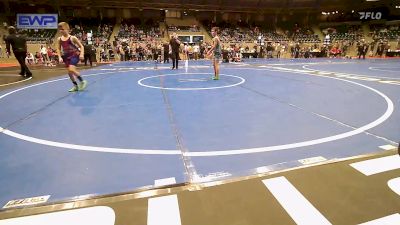 85 lbs 3rd Place - Derreck Flud, Checotah Matcats vs Elliott Gibson, Owasso Takedown Club