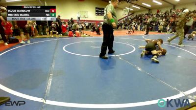 58 lbs Round Of 16 - Jacob Wardlow, Heat vs Michael Mairel, Perry Wrestling Academy