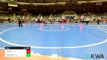 61 lbs 3rd Place - Lincoln Evans, Hilldale Youth Wrestling Club vs Theo Burleson, Wyandotte Youth Wrestling