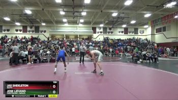 150 lbs Round 2 - Jax Shekleton, NH/TV vs Jose Lievano, Crestwood, Cresco