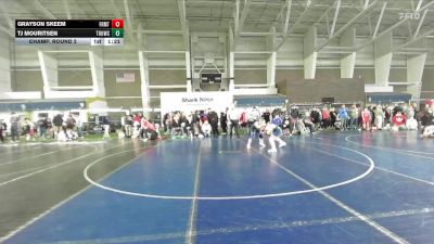 118 lbs Champ. Round 2 - Tj Mouritsen, Top Of Utah Wrestling Club vs Grayson Skeem, Fremont Wrestling Club