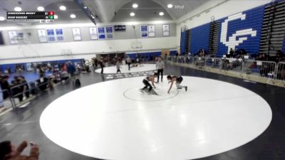 150 lbs 1st Place Match - Christopher MInsky, Yucca Valley Wrestling vs Adam Vasquez, Rough House