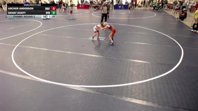 10U - 59 lbs Cons. Round 2 - Archer Anderson, Owatonna vs Grant Hoeft, Wayzata Youth Wrestling