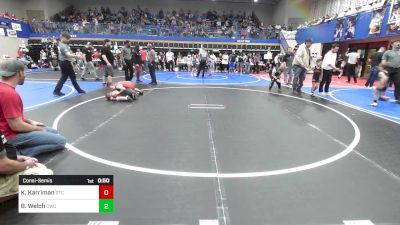 Consolation - Kase Karriman, Grove Takedown Club vs Blazyn Welch, Claremore Wrestling Club