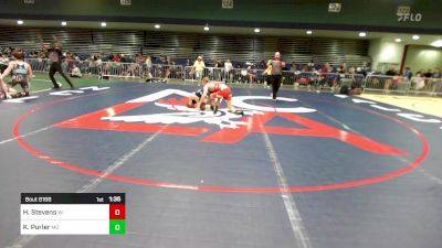 144 lbs Consi Of 32 #1 - Hunter Stevens, WI vs Kaden Purler, MO