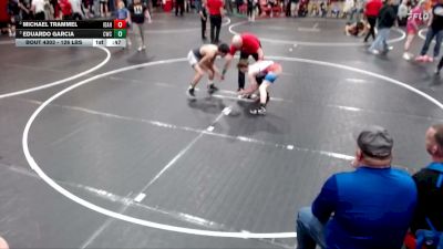 126 lbs Champ. Round 1 - Michael Trammel, Idaho vs Eduardo Garcia, Cougar Wrestling Club
