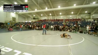 100 lbs Cons. Round 2 - Natalie Bryant, Shootbox Wrestling Club vs Camree Wise, Shootbox Wrestling Club