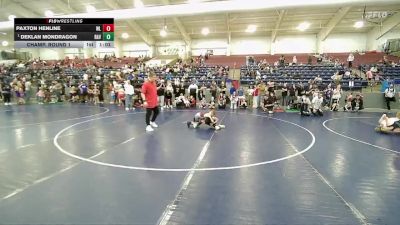 54 lbs Champ. Round 1 - Deklan Mondragon, Ravage vs Paxton Henline, Uintah Wrestling